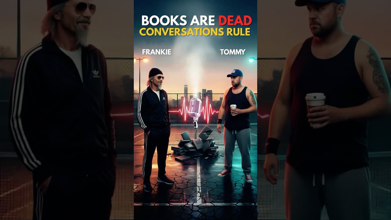 Books Are Dead. Conversations Rule (The Tennis Court Rant) #morningsinthelab #livemorningshow